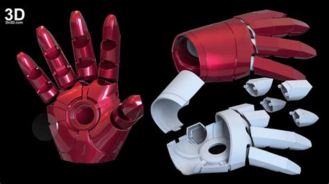 Iron Man Glove Template